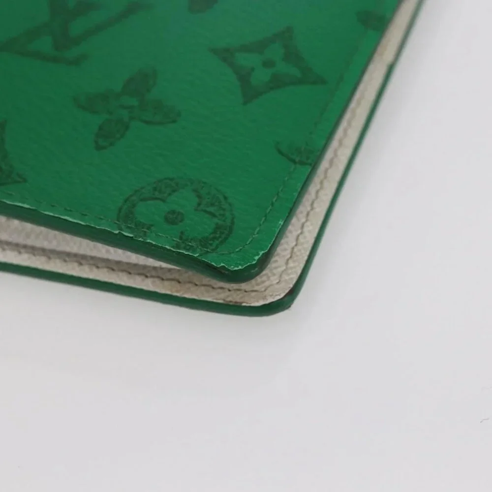 LOUIS VUITTON Monogram Everyday Portefeuille Brazza Green M80801 LV Auth 149234